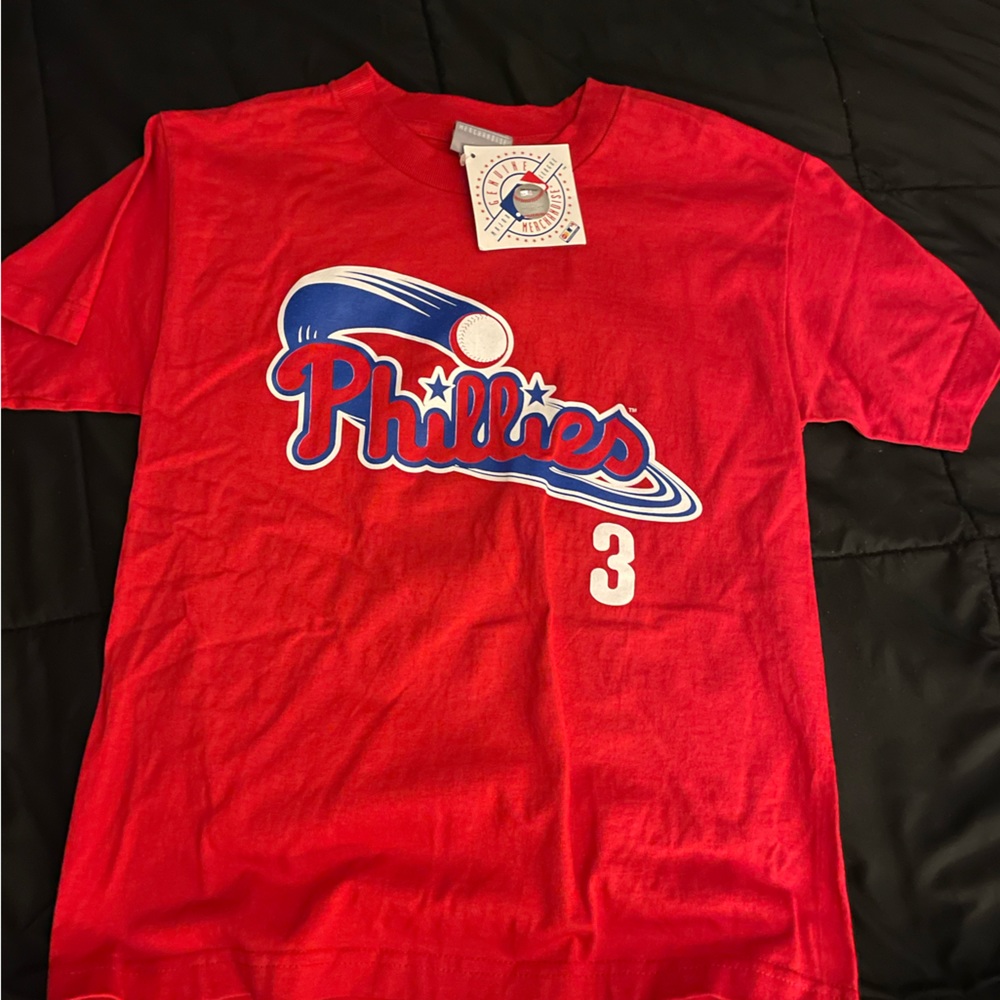 MLB Phillies Mike Pence Youth Medium With Tags 🔥🔴⚪️